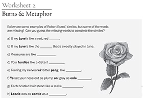 Burns-Metaphor-Worksheet